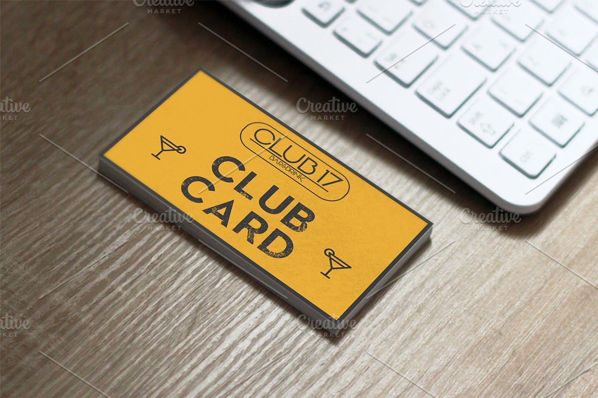Bar Club Card, a Card Template by Konakchiev (Photo 3 of 3)