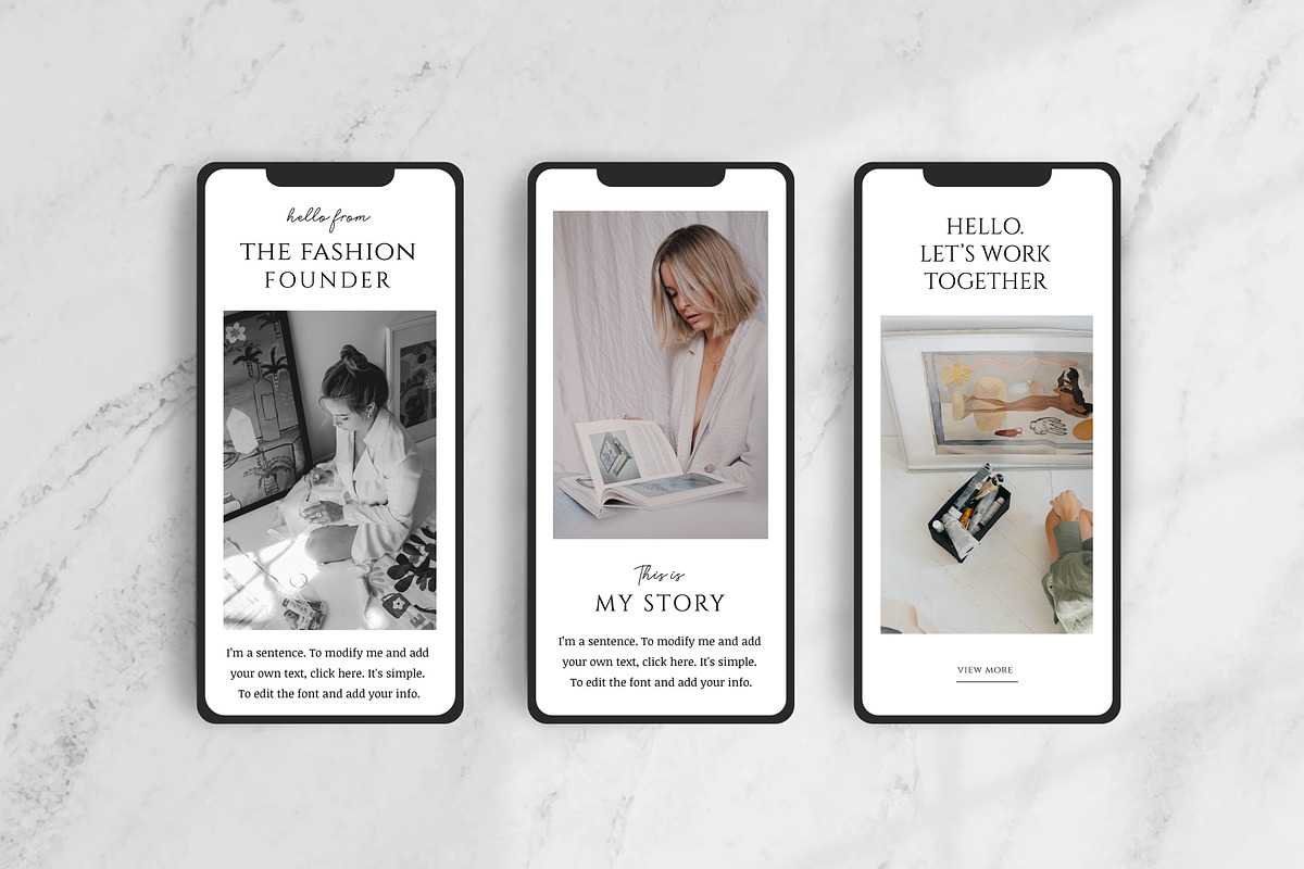 Ecommerce Wix Website Template, a Wix Template by Studio Luxe Creative (Photo 5 of 12)