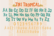 Tiki Tropical Summer Font, a Font by arausidp (Thumbnail 2 of 7)