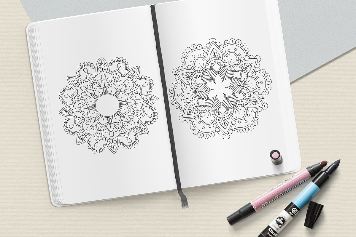 Mandala Coloring Book, a Graphic by MISTstudioDesign (Photo 8 of 8)