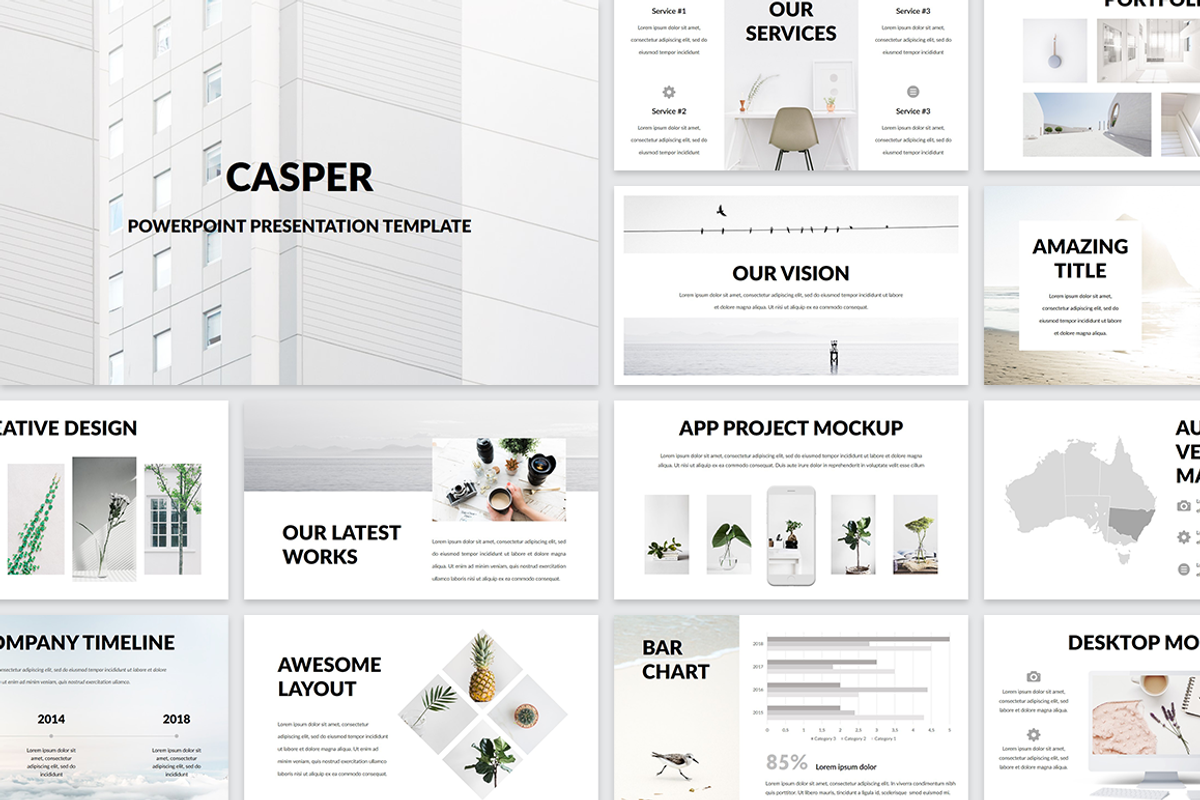 Casper - Powerpoint Template, a Presentation Template by Helga_Design (Photo 1 of 10)