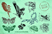 Melvca for Vintage Logotype & Liquor, a Handwritten Font by ilhamtaro (Thumbnail 9 of 13)