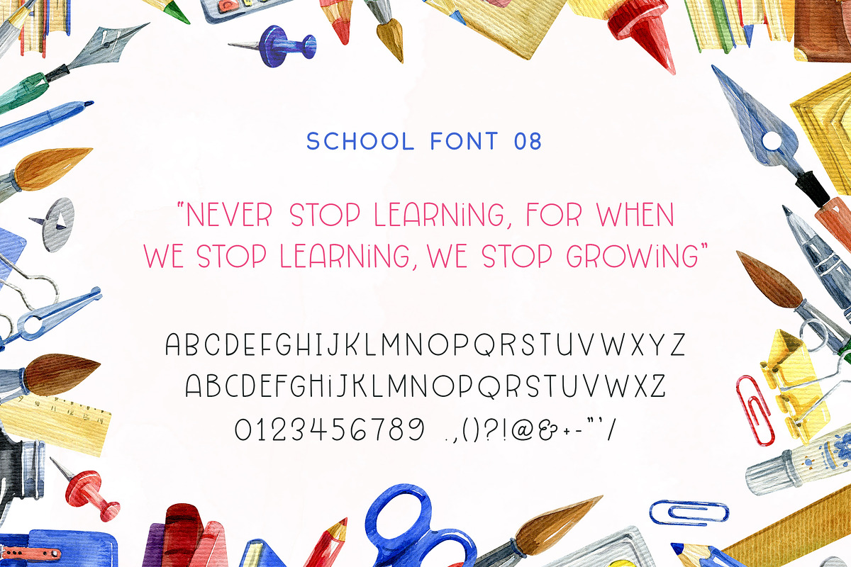 Back to School Font Bundle, a Handwritten Font by Salt & Pepper Designs (Photo 10 of 12)
