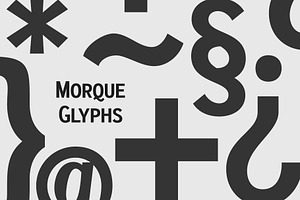 Morque Sans Serif Font