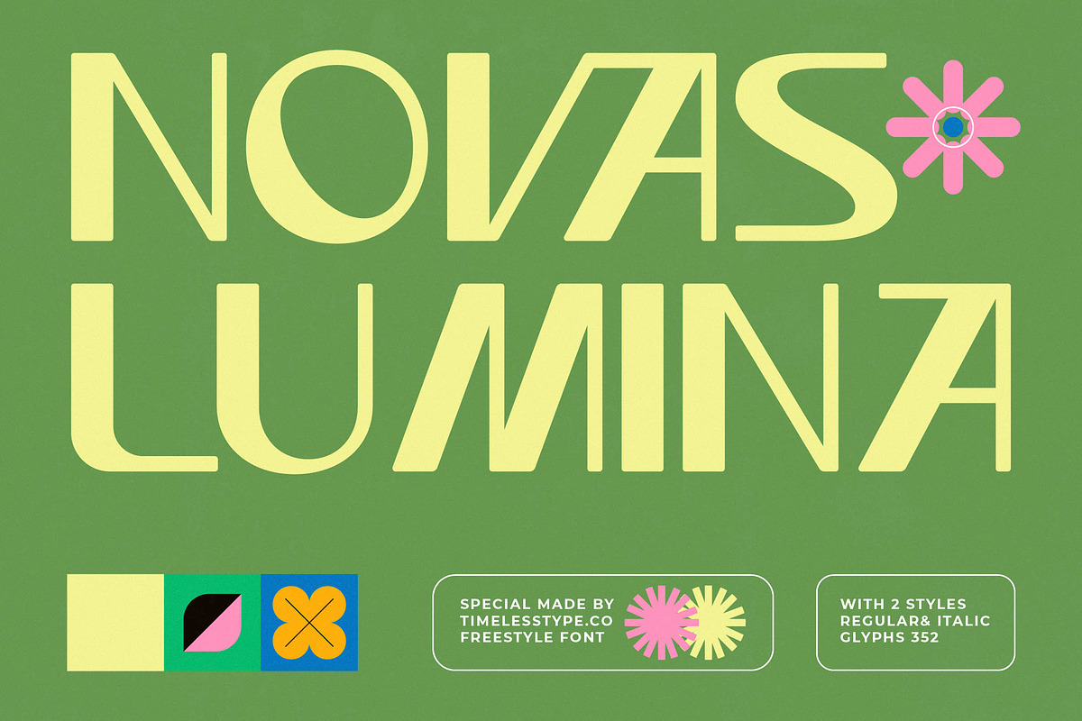 Novas Lumina Display Typeface, a Sans Serif Font by timelesstype.co (Photo 1 of 20)