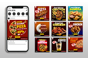 48 Fast Food Social Media Templates, a Social Media Template by Allies Interactive (Thumbnail 4 of 4)