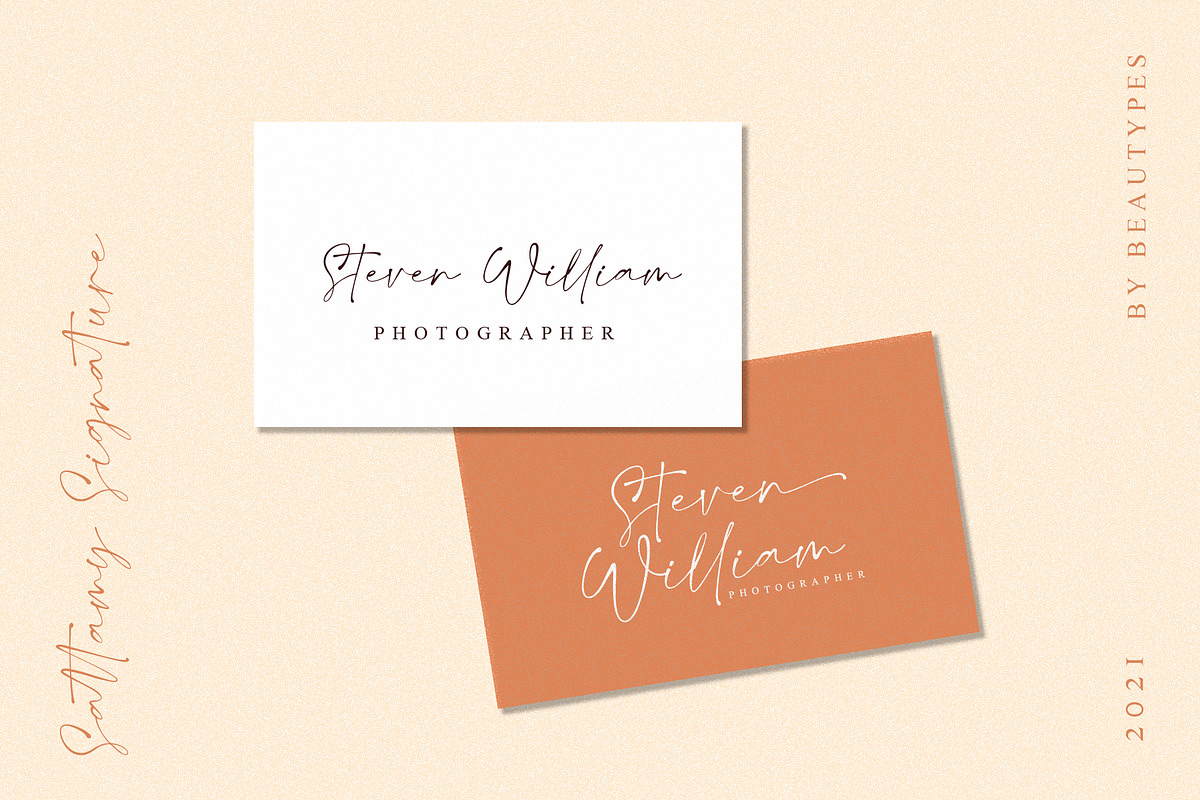 Sattamy Signature | handwritten font, a Script Font by Beautypes (Photo 5 of 8)