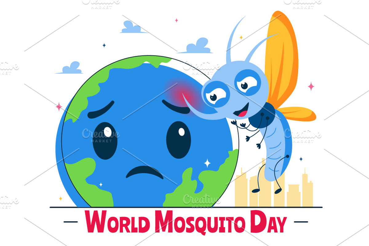 10 World Mosquito Day Illustration, an Animal Illustration by denayunebgt (Photo 4 of 4)