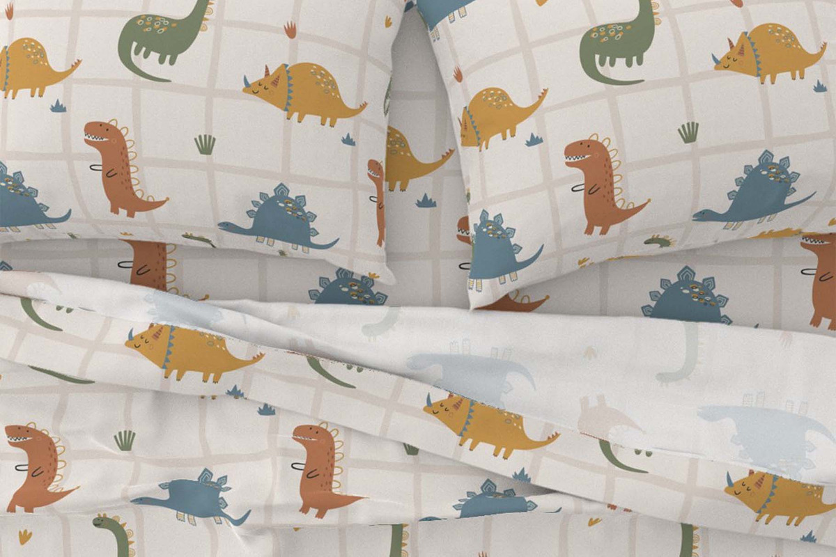 Happy Dinos Vector Patterns, a Pattern Graphic by Irina Ostapenko (Photo 4 of 5)