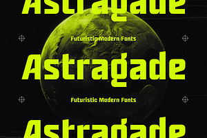 Astragade - Futuristic Modern Fonts, a Sans Serif Font by Konstantine Studio