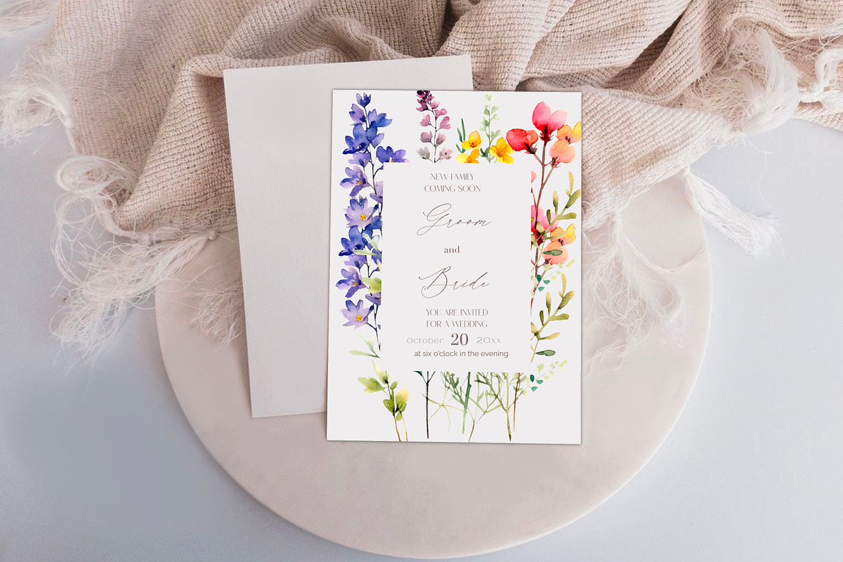 Tenderness, Delicate wildflowers, a Decorative Illustration by Hello My Print (Photo 6 of 10)