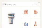 3D Building Icons, an Emoji Icon by River Visual (Thumbnail 3 of 5)