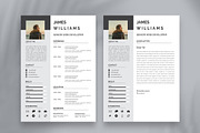 Professional Resume CV Template, a Resume Template by Blackcloud_Creations (Thumbnail 2 of 8)