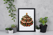4 Bookish Christmas Tree Png, an Illustration by Daily.Designs (Thumbnail 5 of 5)