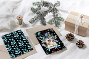 Christmas winter birds watercolor, a Wallpaper Graphic by Artmanata (Thumbnail 14 of 16)