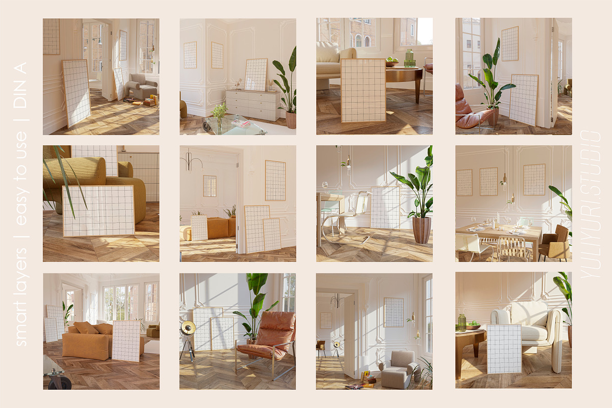 ADELE ROOM | Frame mockup set, a Household Mockup by yuliyuri.studio (Photo 42 of 44)