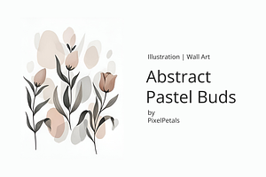 Abstract Pastel Buds