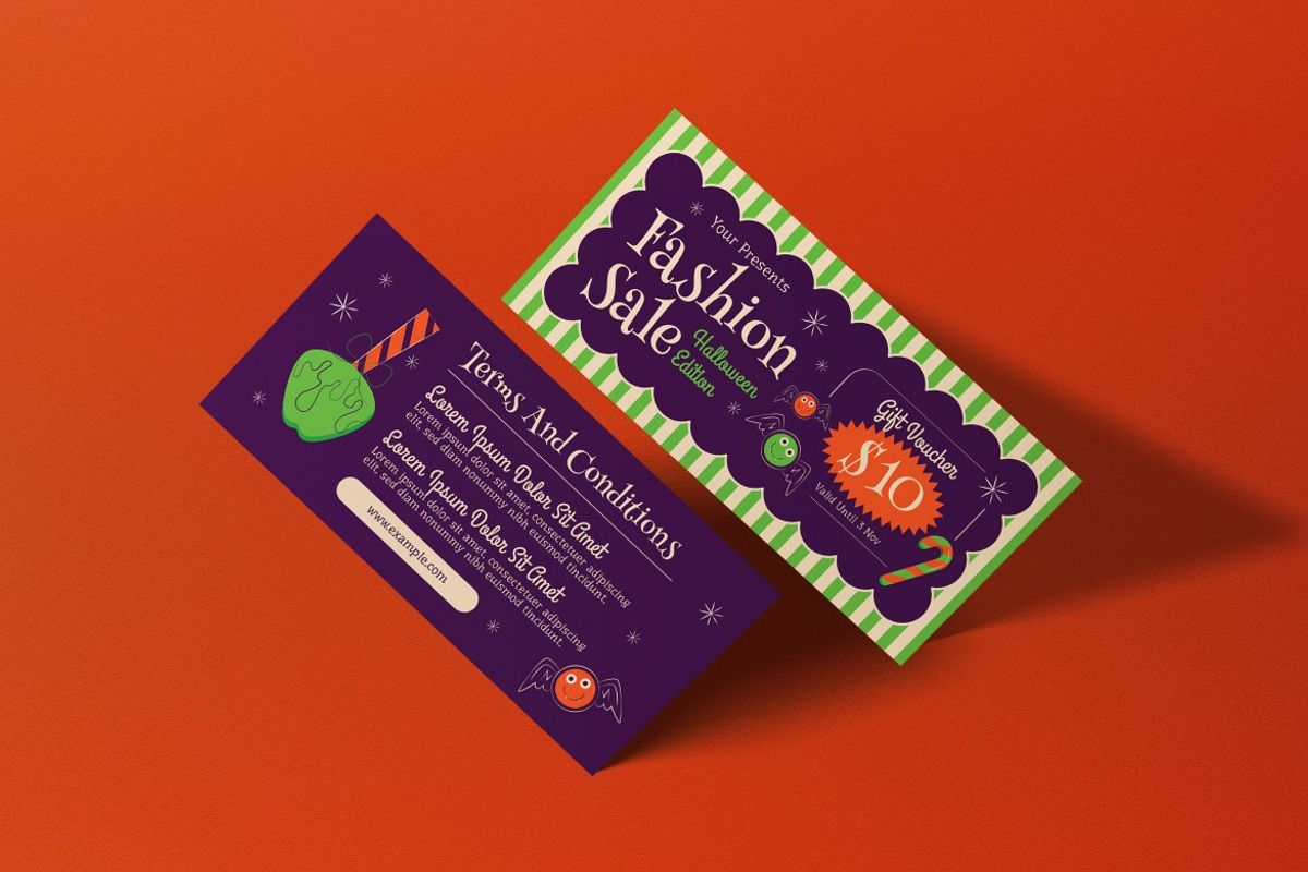 Halloween Fashion Sale Voucher preview 3