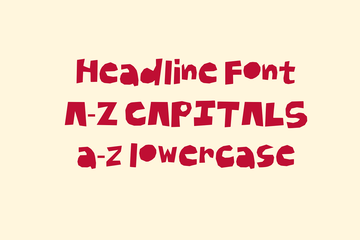 Blocko - A Bold Handmade Font, a Handwritten Font by PlayFont Studio (Photo 4 of 4)
