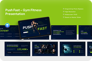 Gym Fitness Presentation, a Presentation Template by Annora Studio