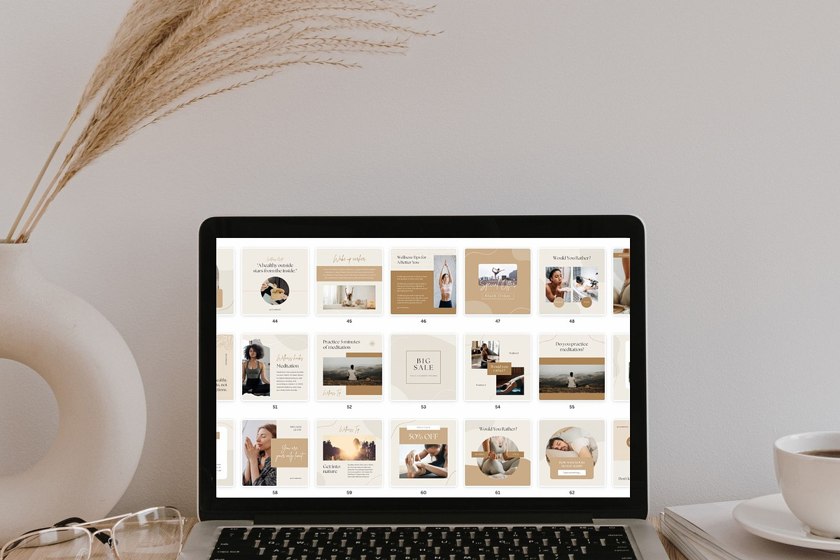 Health & Wellness Instagram Template, a Social Media Template by Ciera Design Templates (Photo 9 of 9)