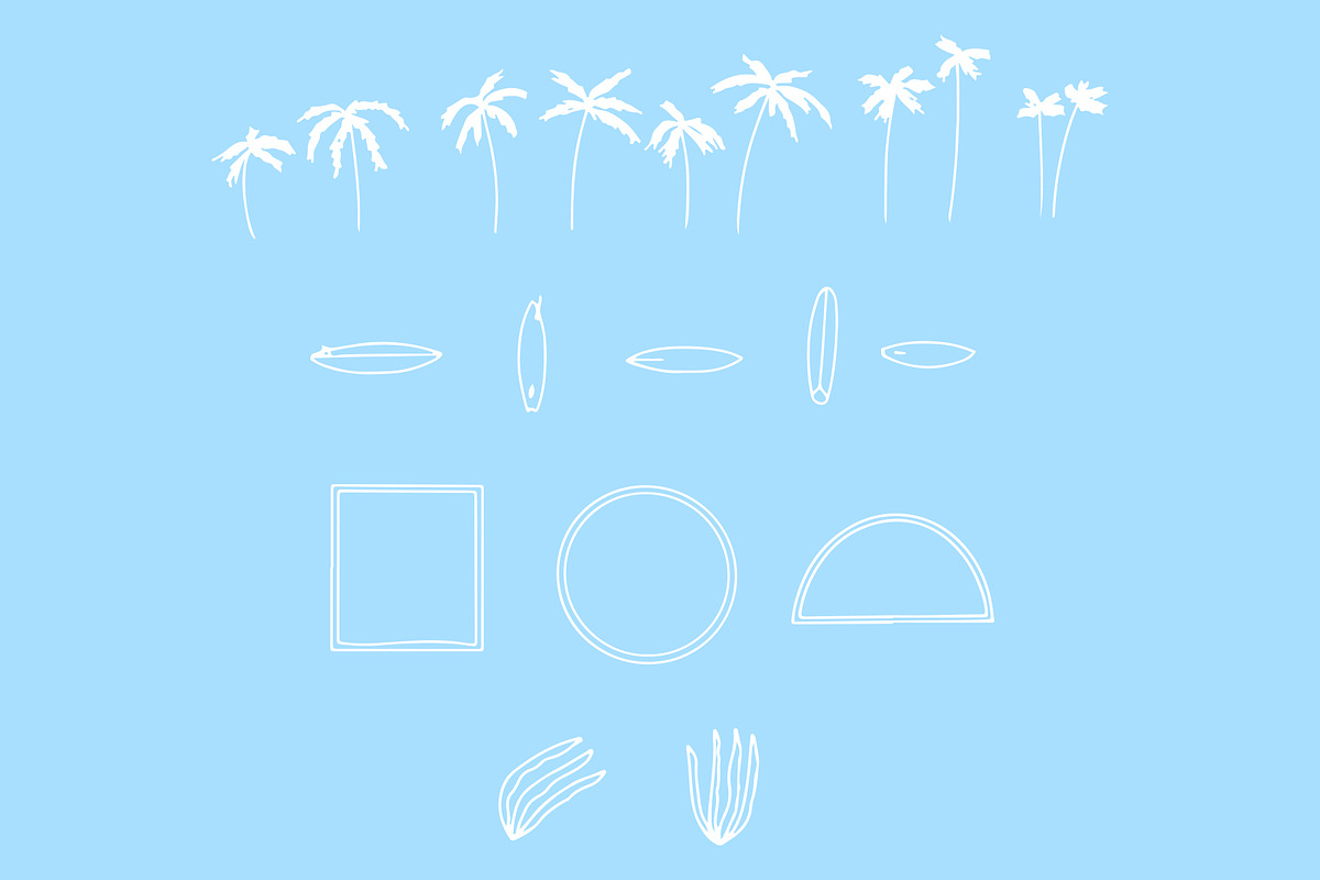 Beach Vibes Graphic Collection, an Illustration by Mere Hunter (Photo 3 of 4)