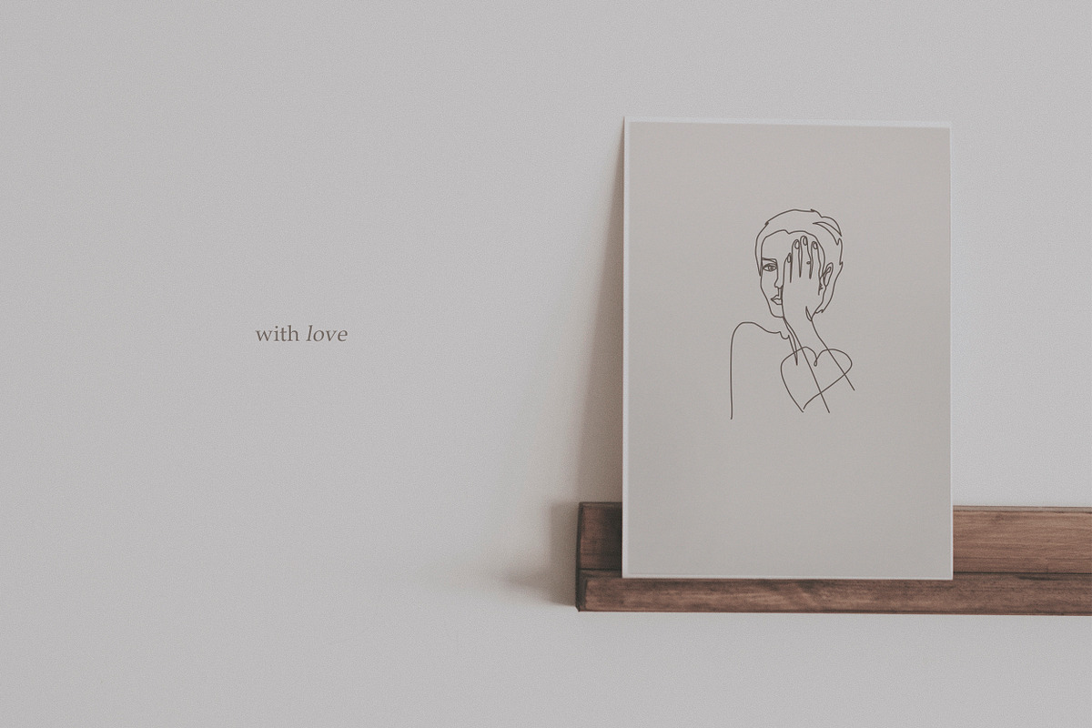One Love. One Line Art People, a Person Illustration by AnMark (Photo 14 of 14)