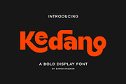 Kedano - Bold Display Font, a Sans Serif Font by Siwox Studios (Thumbnail 1 of 8)