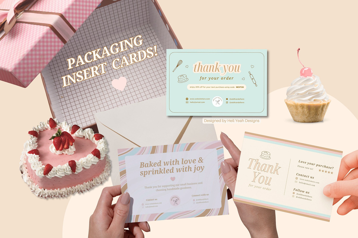 Boutique Bakery Branding Starter Kit, a Branding & Logo Template by Hell Yeah Designs (Photo 12 of 19)