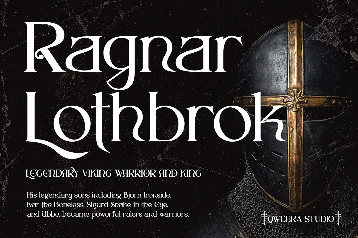 Areus - Celtic Display Font, a Serif Font by Qweera Studio (Photo 9 of 12)
