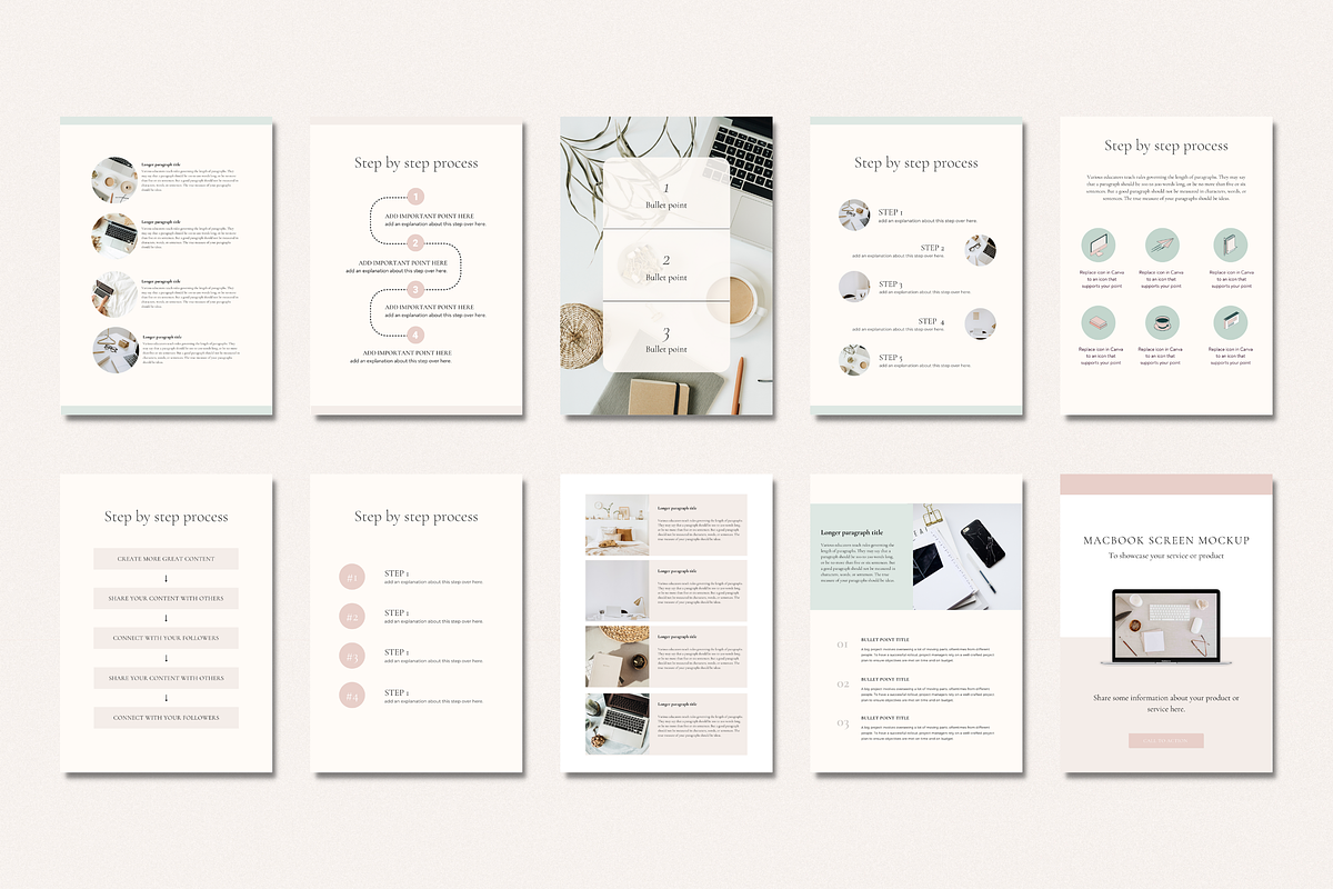 Canva Lead Magnet & E-book Templates, a Marketing Template by Amado Brand Design Studio (Photo 10 of 12)
