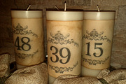 Vintage Wedding Candle Numbers, a Templates & Theme by Elegrad Design Agency (Thumbnail 1 of 3)