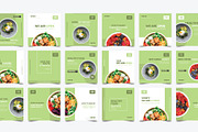Instagram Template Pack Healthy Food, a Social Media Template by Dhwstd (Thumbnail 4 of 6)