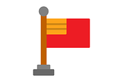Flagged Flat Icon, an Icon by Pexelpy (Thumbnail 2 of 2)