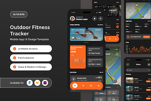 Runova - Outdoor Fitness Tracker UI, an App Template by twinstd