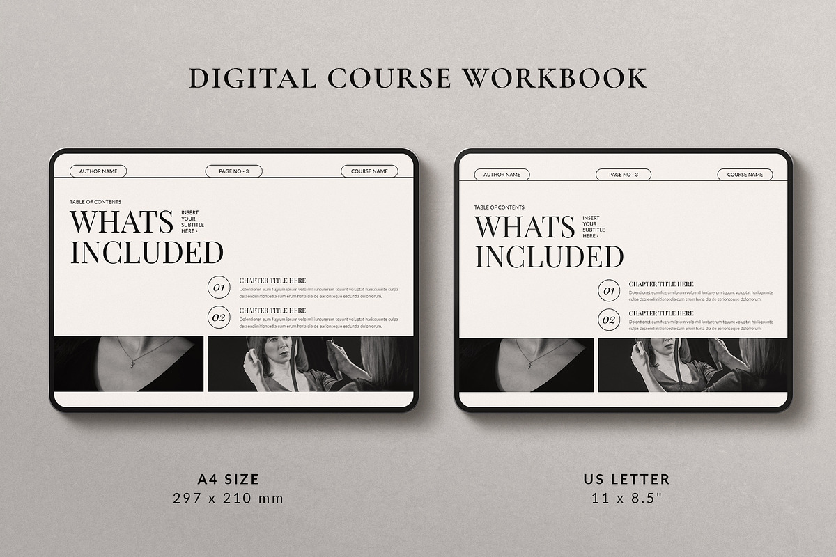Course Workbook Digital Magazine, a Magazine Template by TemplatesForest
