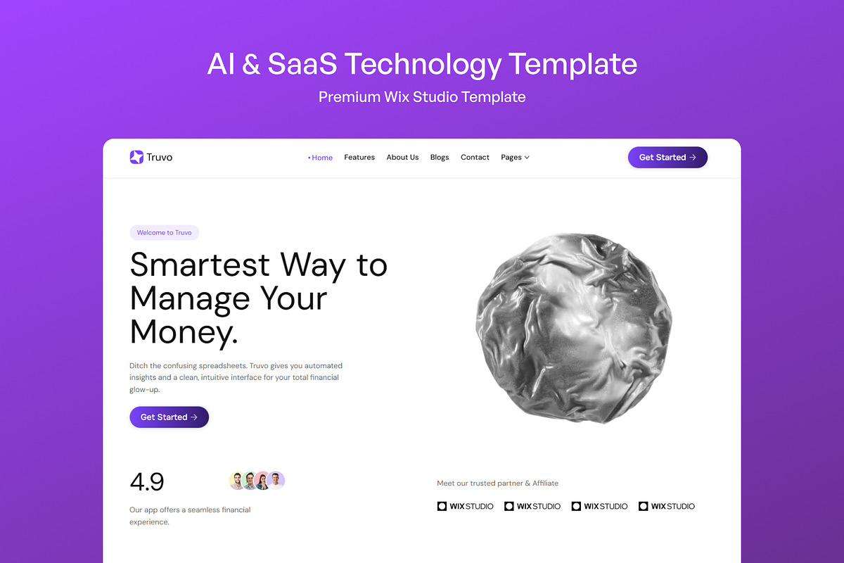 Truvo - AI & SaaS Website Template