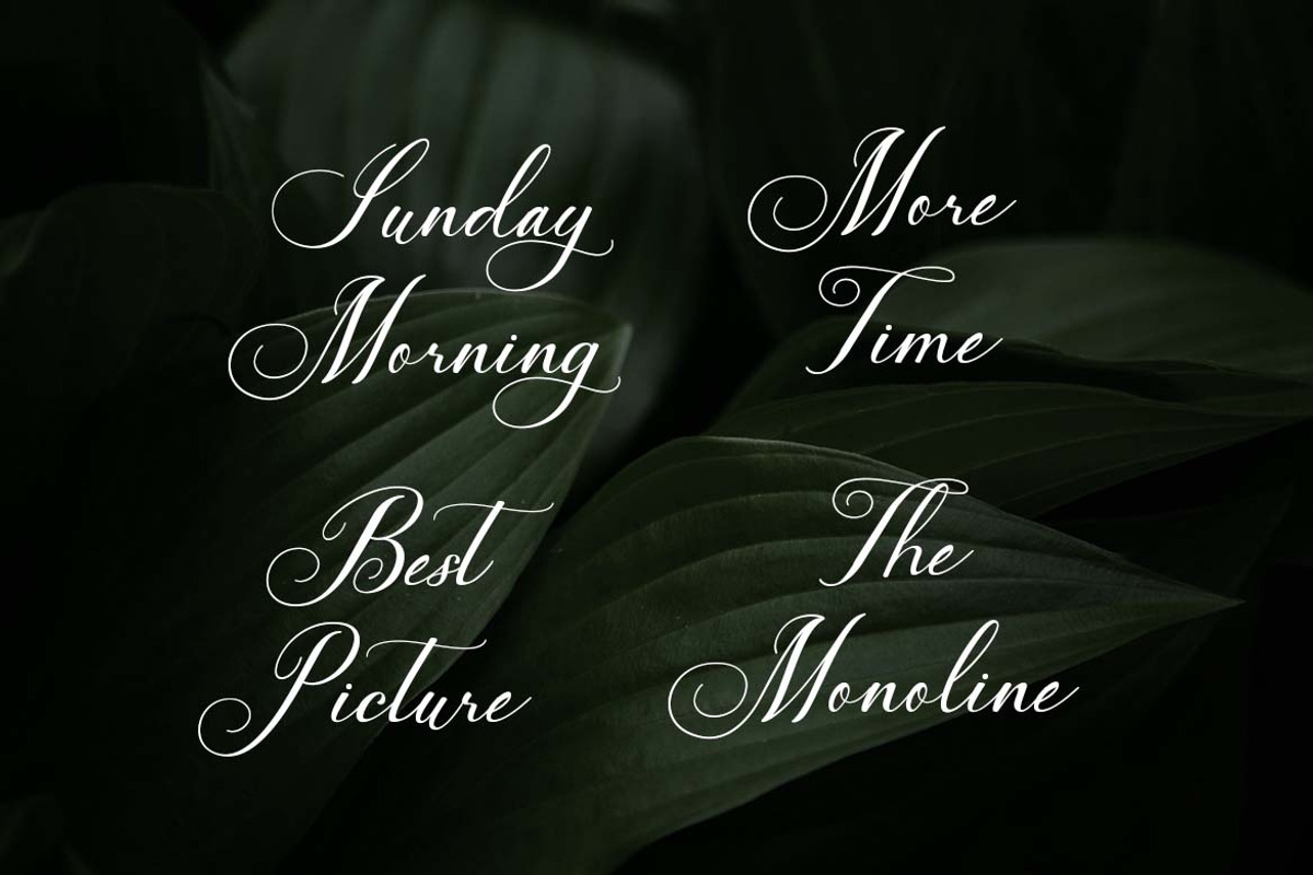 Symphony Romance Calligraphy Font, a Handwritten Font by UICreative (Photo 7 of 13)