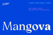 Mangova Font Family