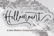Hellomount, a Script Font by PollemSt (Thumbnail 1 of 6)
