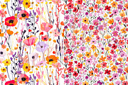 Bold Floral Seamless Patterns Bundle, an Object Graphic by DreamCafeArt (Thumbnail 5 of 5)