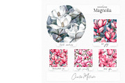 Magnolia Seamless Digital Paper, a Texture Graphic by Creative Matrix82 (Thumbnail 2 of 4)