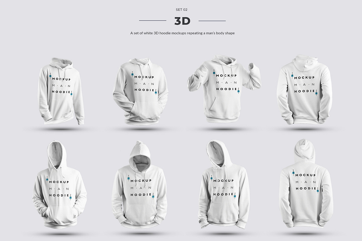 24 Hoodie Mockups ( Collection #2 ), a Hoody Mockup by Grow Design Craft Studio (Photo 4 of 7)