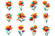Whimsical Spring Daffodil Flower, an Illustration by Designking (Thumbnail 5 of 5)