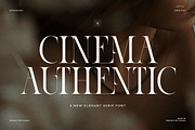 Cinema Authentic Elegant Serif Font, a Serif Font by Perfectype (Thumbnail 1 of 8)