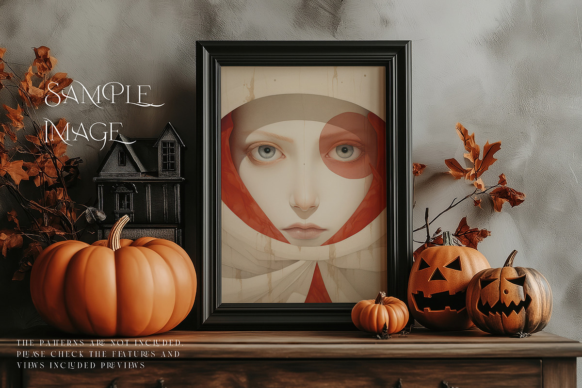 Halloween Spooky Frames Collection 2, a Household Mockup by mock-ups (Photo 16 of 23)