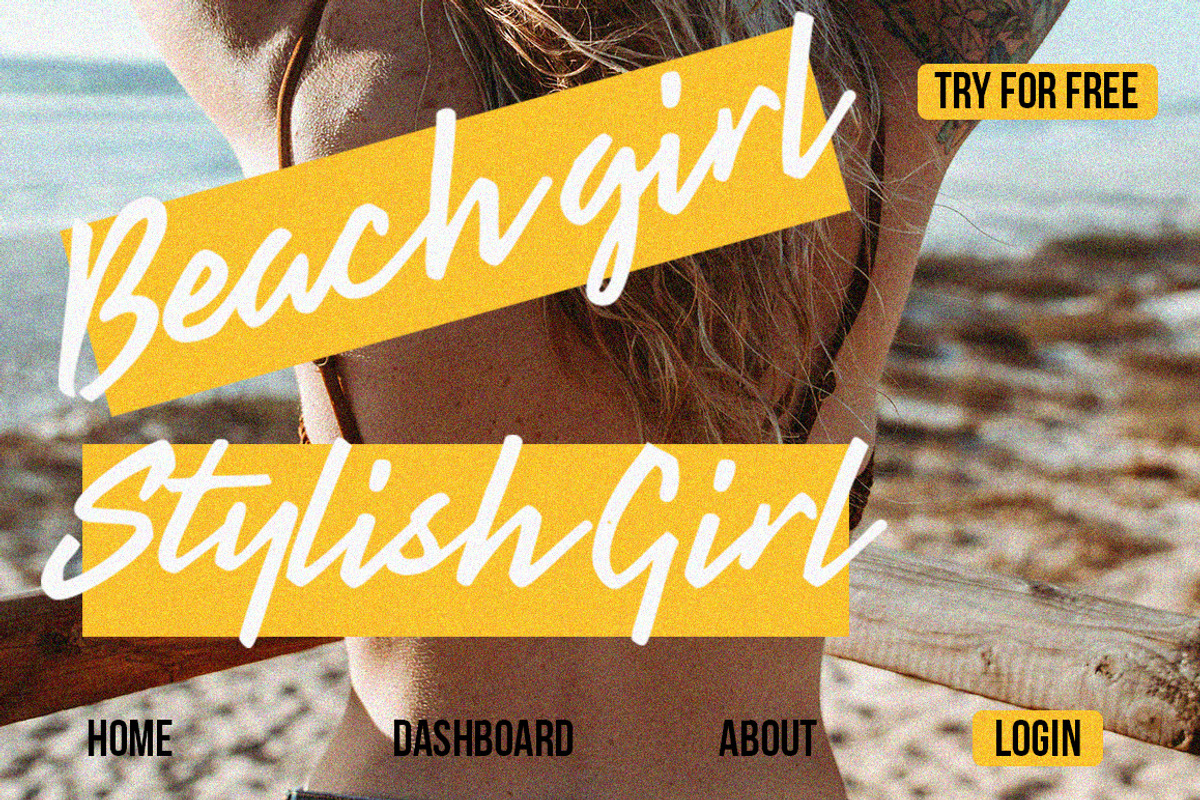 Santorini Monte Carlo | Handwritten, a Handwritten Font by Metasena Typefoundry (Photo 3 of 9)