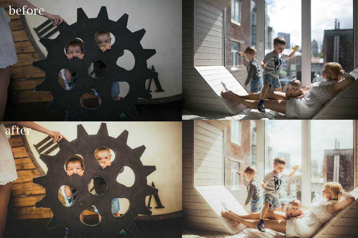 Lightroom presets for family photos, an Action Add-On by Graphics, Presets, Photos (Photo 17 of 17)