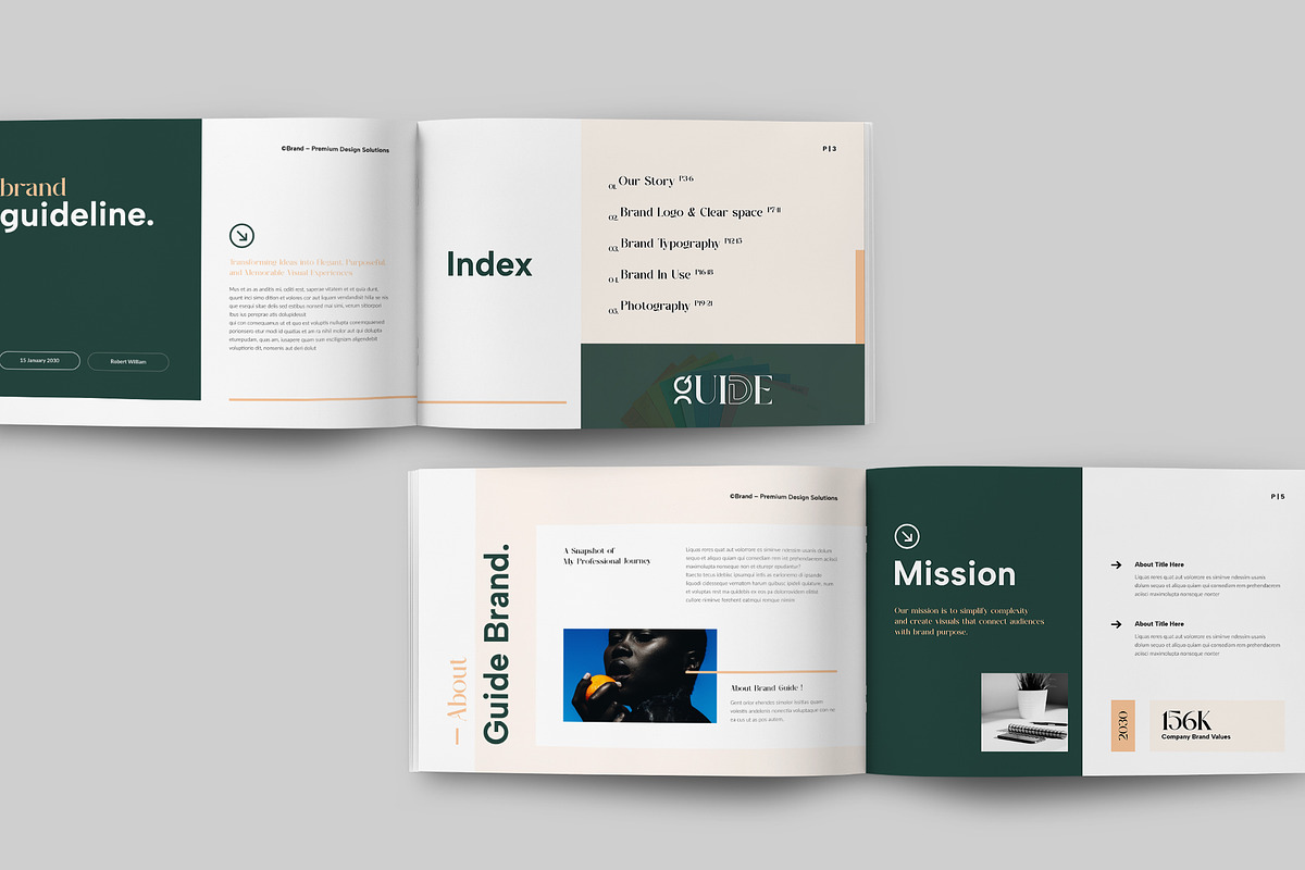 Brand Guideline Template, a Brochure Template by StyleArt (Photo 3 of 12)