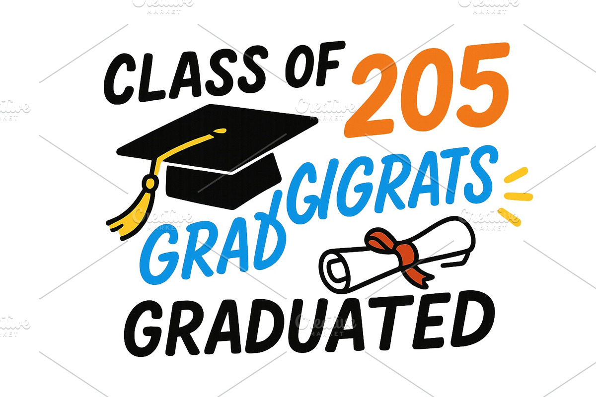 Celebratory design for Class of 205, an Education Illustration by ZinetroN
